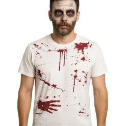Halloween T-skjorte Bloody Zombie