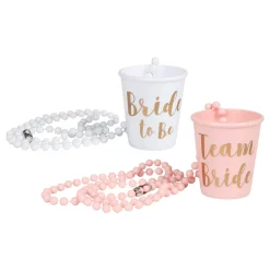 Halskjede med Shotglass Bride to Be