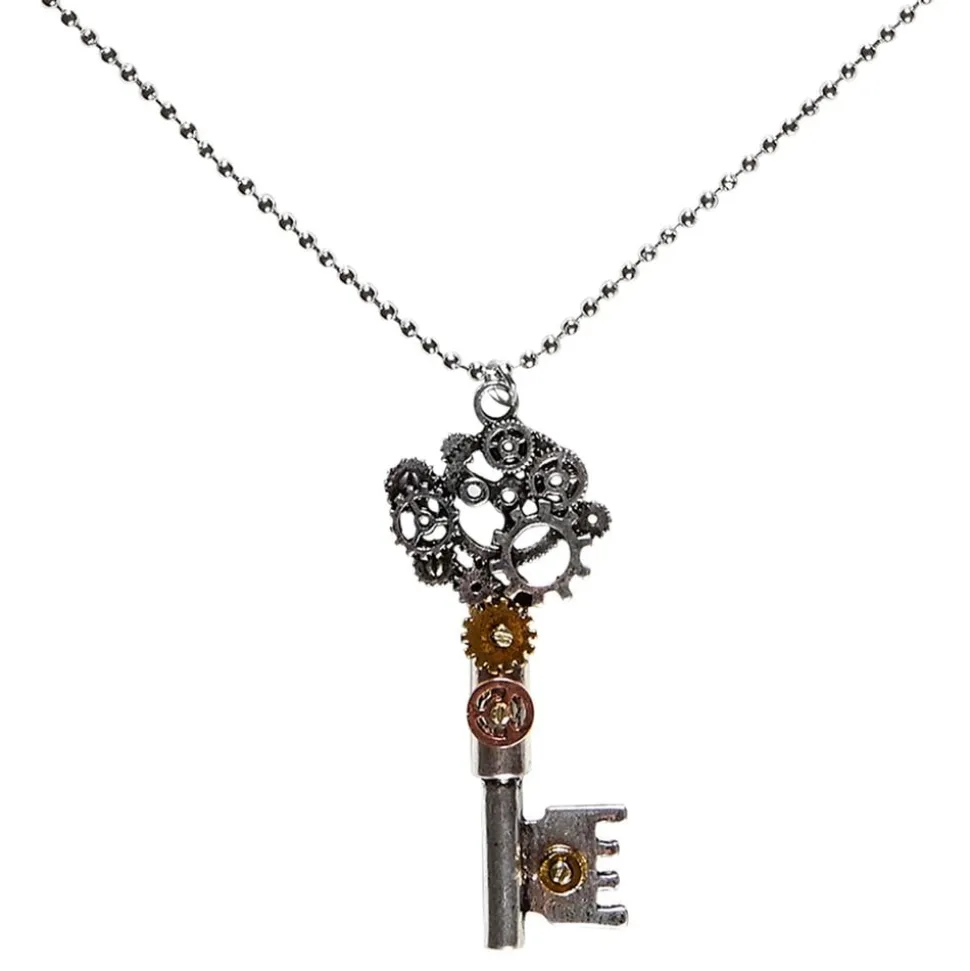 Halskjede Steampunk Nøkkel