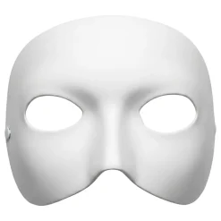 Halvmaske Hvit