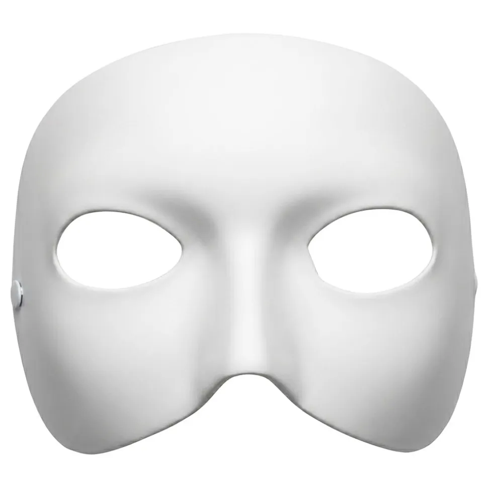 Halvmaske Hvit