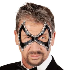Halvmaske med Nagler Diabolsk