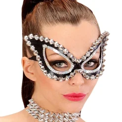 Halvmaske med Nagler Katt