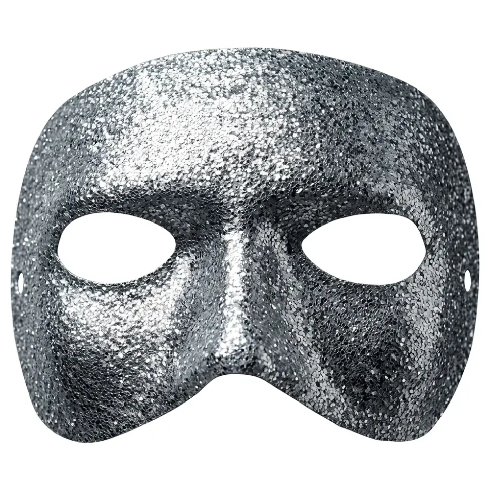 Halvmaske Sølv