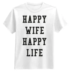 Happy Wife Happy Life T-shirt