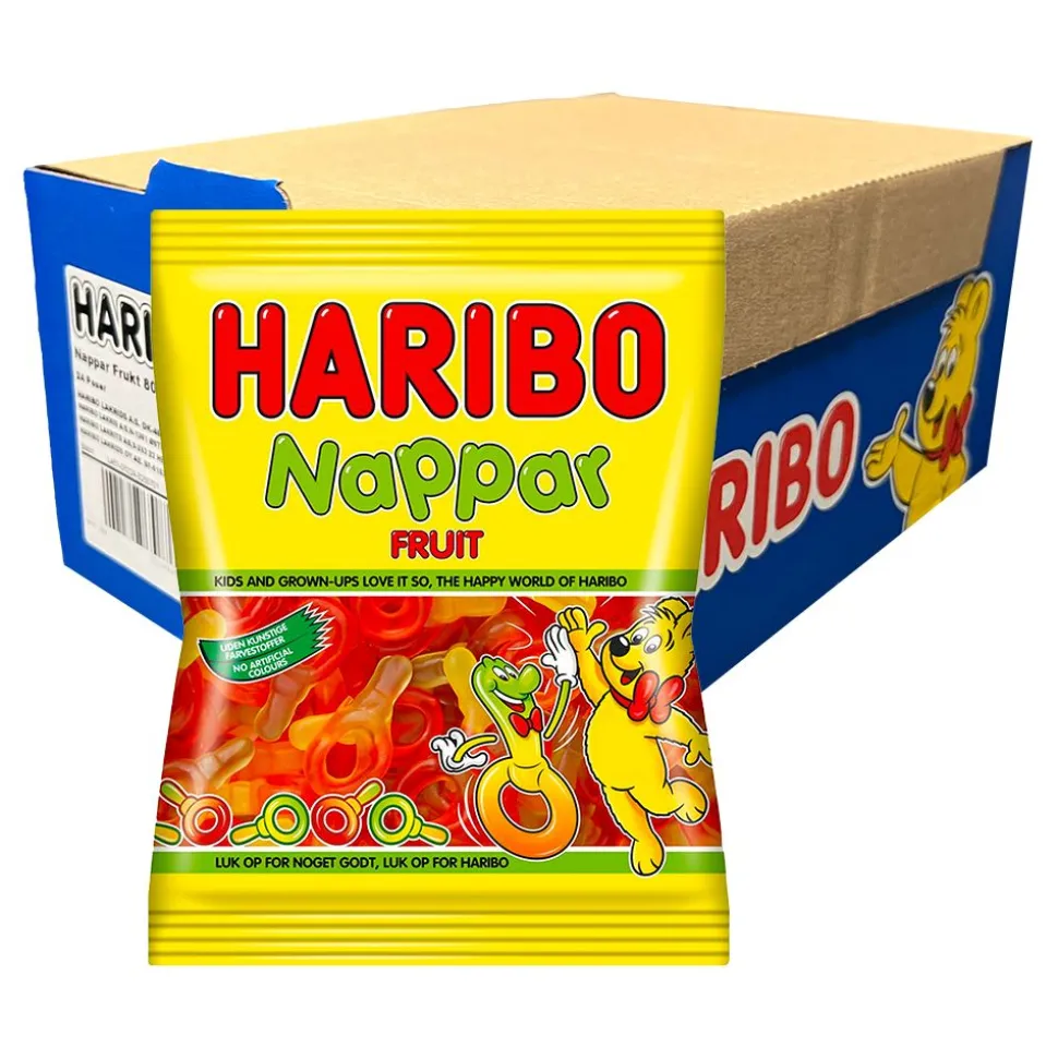Haribo Fruktnappar (smokker) Storpakning