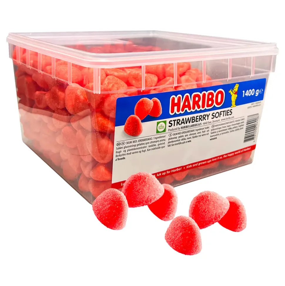 Haribo Kometer Jordbær Storpakning