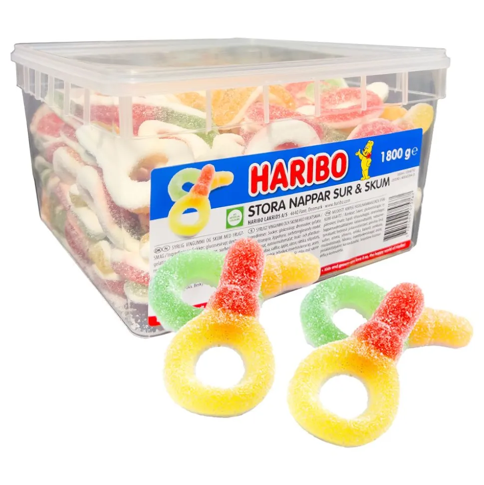 Haribo Store Smokker Sur & Skum Storpakning