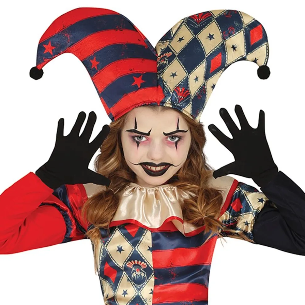 Harlequin Gycklare Barn Kostyme