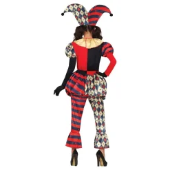Harlequin Gycklare Dame Kostyme