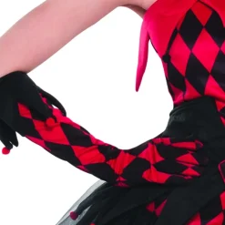 Harlequin Kjole Kostyme