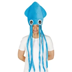 Hatt Blekksprut Blå