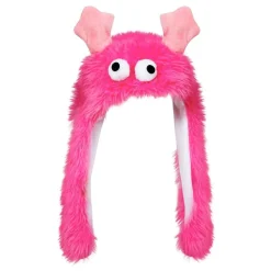 Hatt Fluffy Monster Rosa
