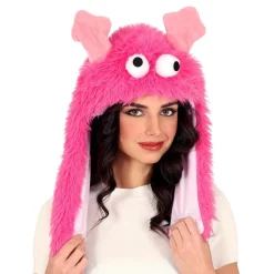 Hatt Fluffy Monster Rosa
