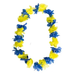 Hawaiikrans Blå/Gul