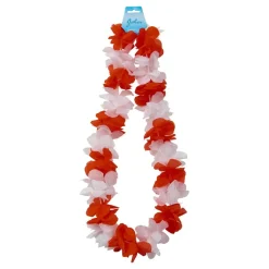 Hawaiikrans Rød/Hvit