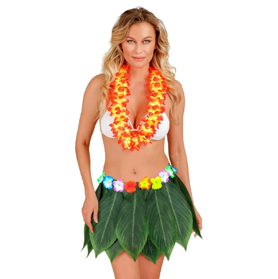 Hawaiiskjørt Blader & Blomster
