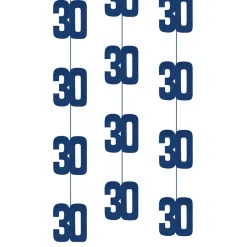 Hengende dekorasjoner 30 Blå