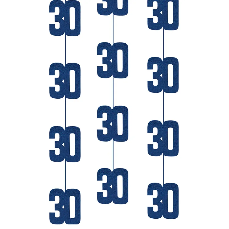Hengende dekorasjoner 30 Blå