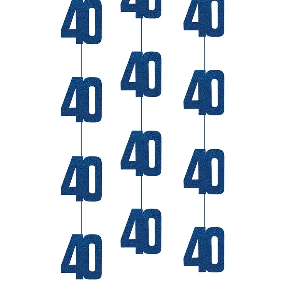 Hengende Dekorasjoner 40 Blå
