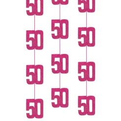 Hengende dekorasjoner 50 rosa