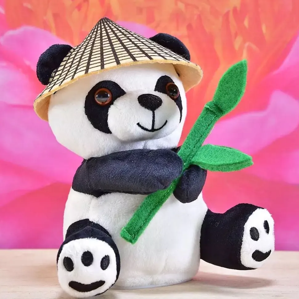 Herme-dyr Panda med Bambus