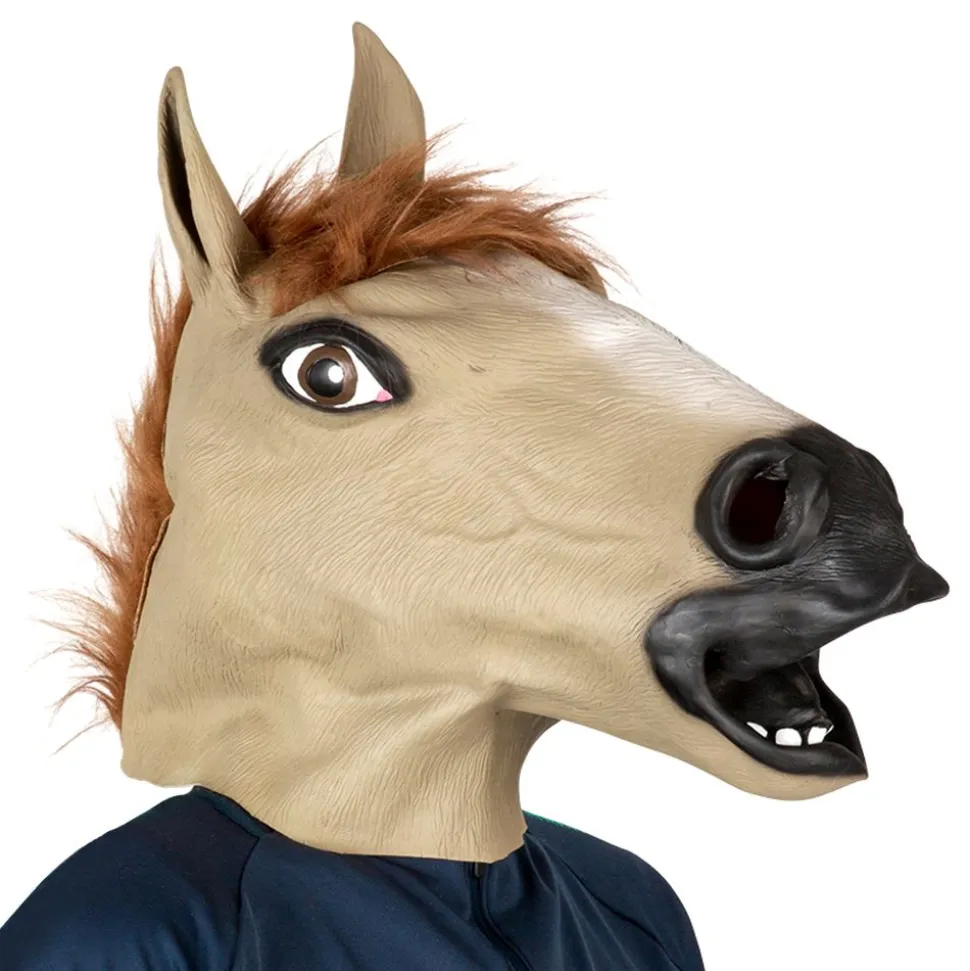 Hestemaske Lysebrun