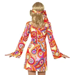 Hippie Flerfarget Kostyme