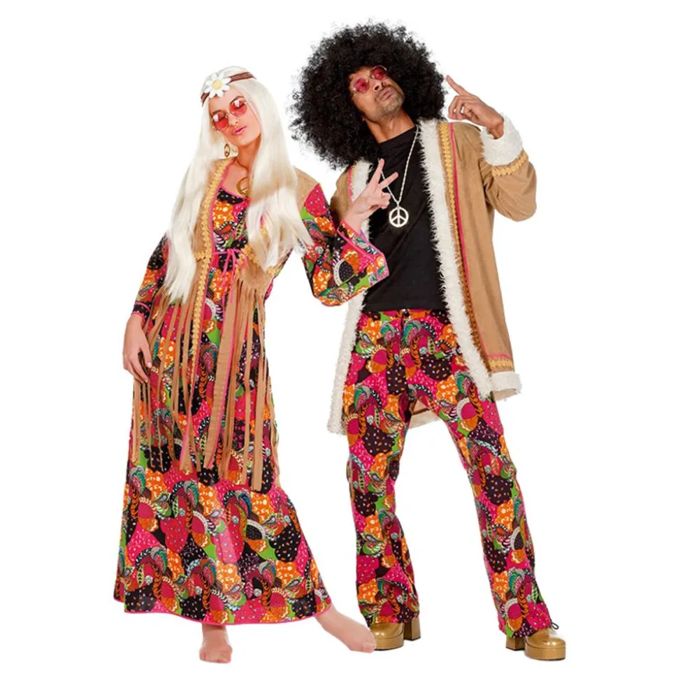 Hippie Lang Kjole Kostyme