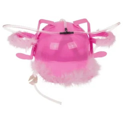 Øhjelm med Rosa Fluff