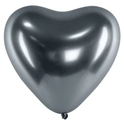 Hjerteballonger Krom Space Grey