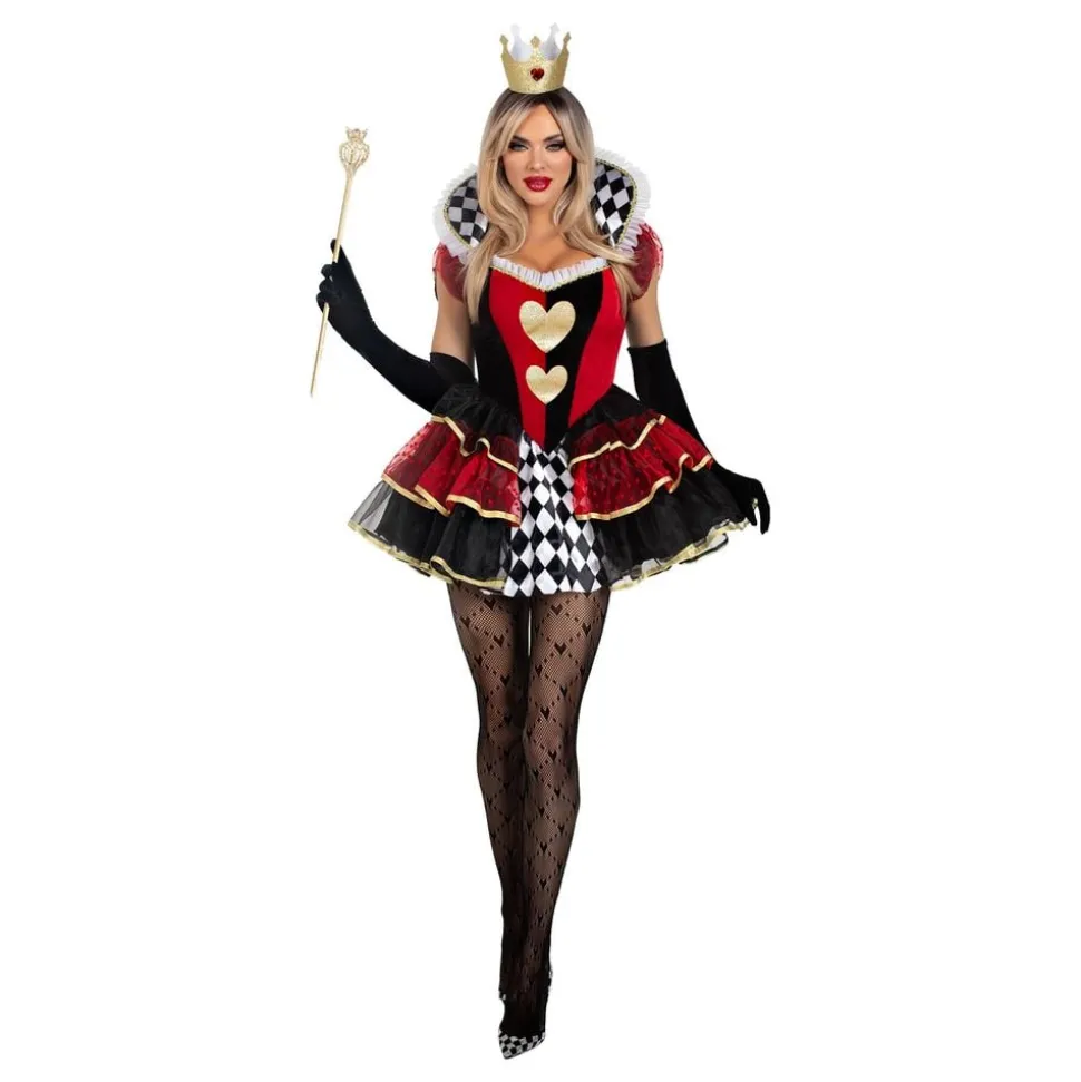 Hjerter Dame Deluxe Kostyme