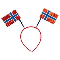 Hodebøyle Glitrende Norske Flagg