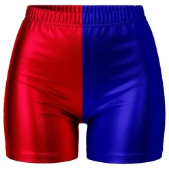 Hotpants Rød/Blå Metallic