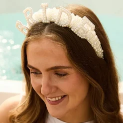 Hårbøyle Bride med Perler