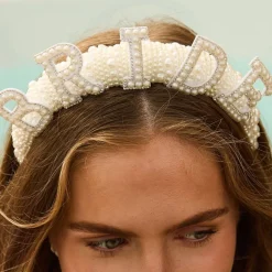 Hårbøyle Bride med Perler