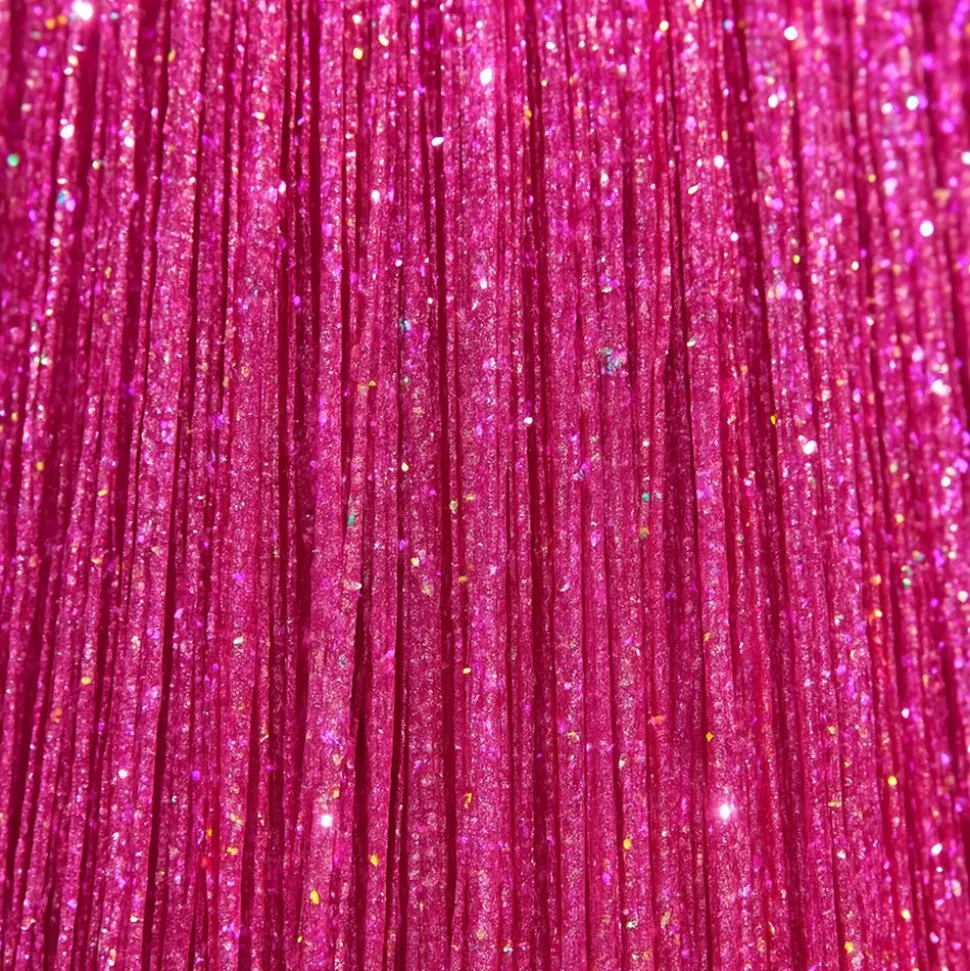 Hårforlengelse Glitter Rosa