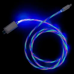 Hurtigladerkabel med LED USB-C