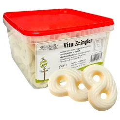 Hvite Sjokoladekringler Storpakning