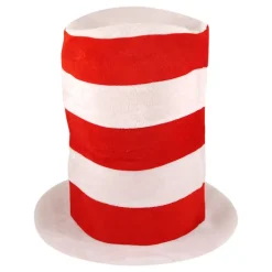 Høy Hatt Rød Og Hvit