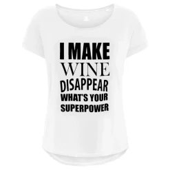 I Make Wine Disappear Dame T-skjorte