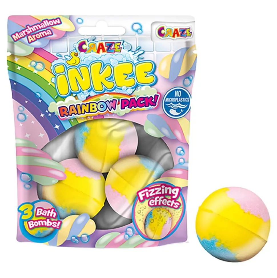 Inkee Badebomber Marshmallow Regnbue