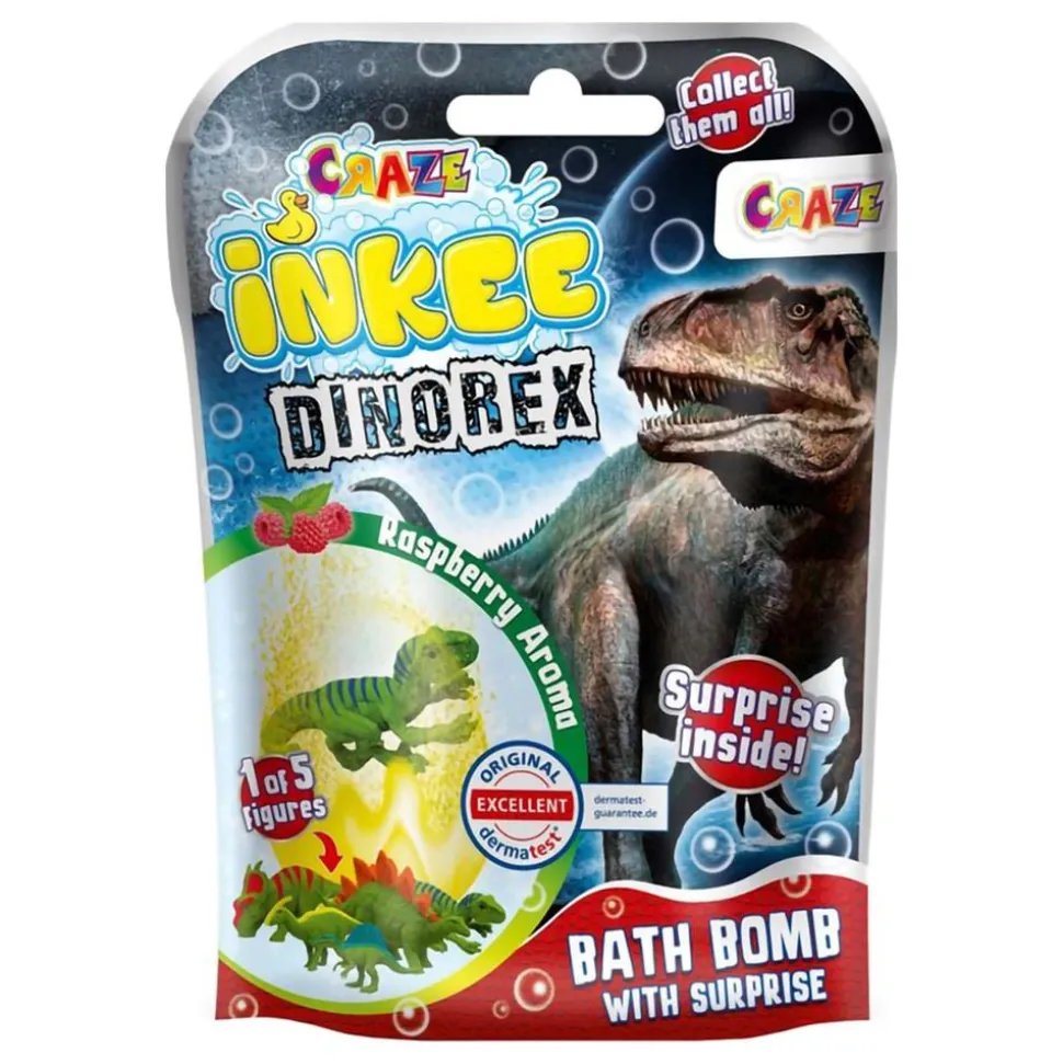 Inkee Surprise Badebombe Dino