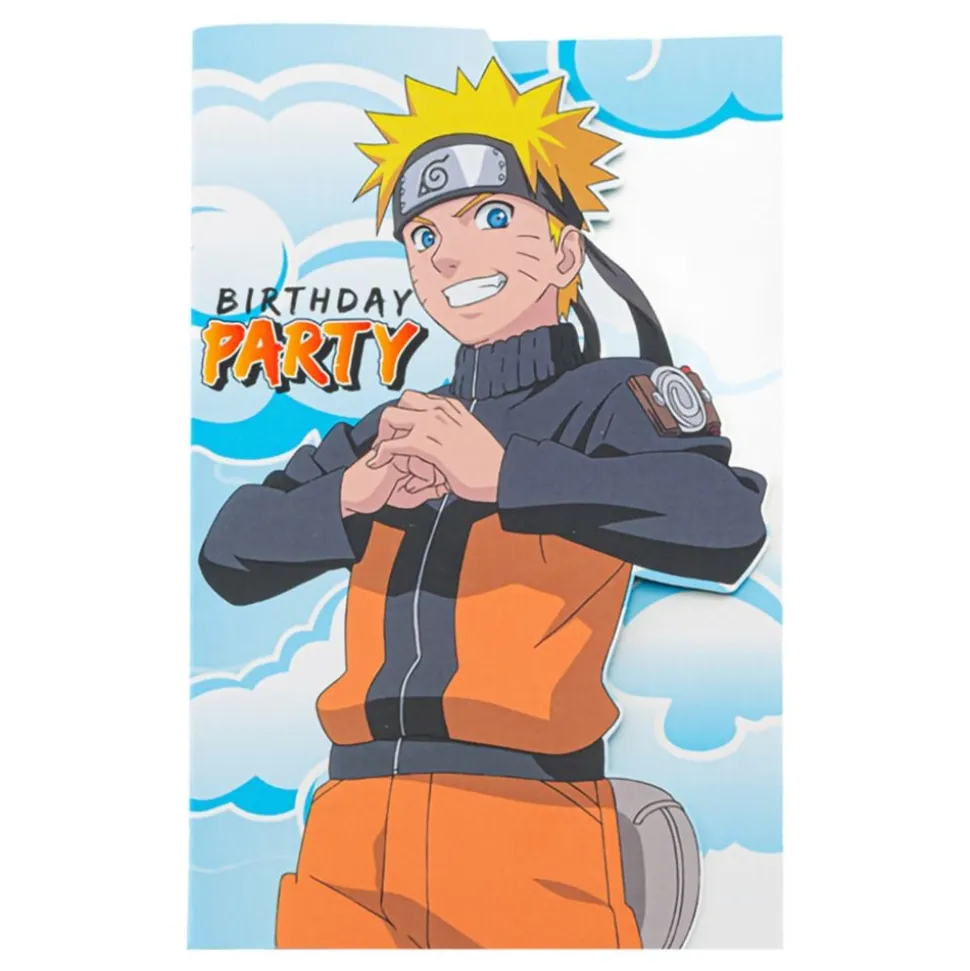 Invitasjonskort Naruto Shippuden