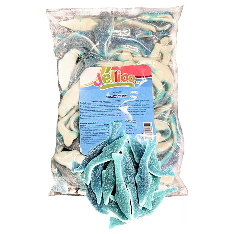 Jellioo Big Sour Dolphin Storpakning