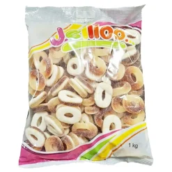 Jellioo Sour Cola Rings Storpakning