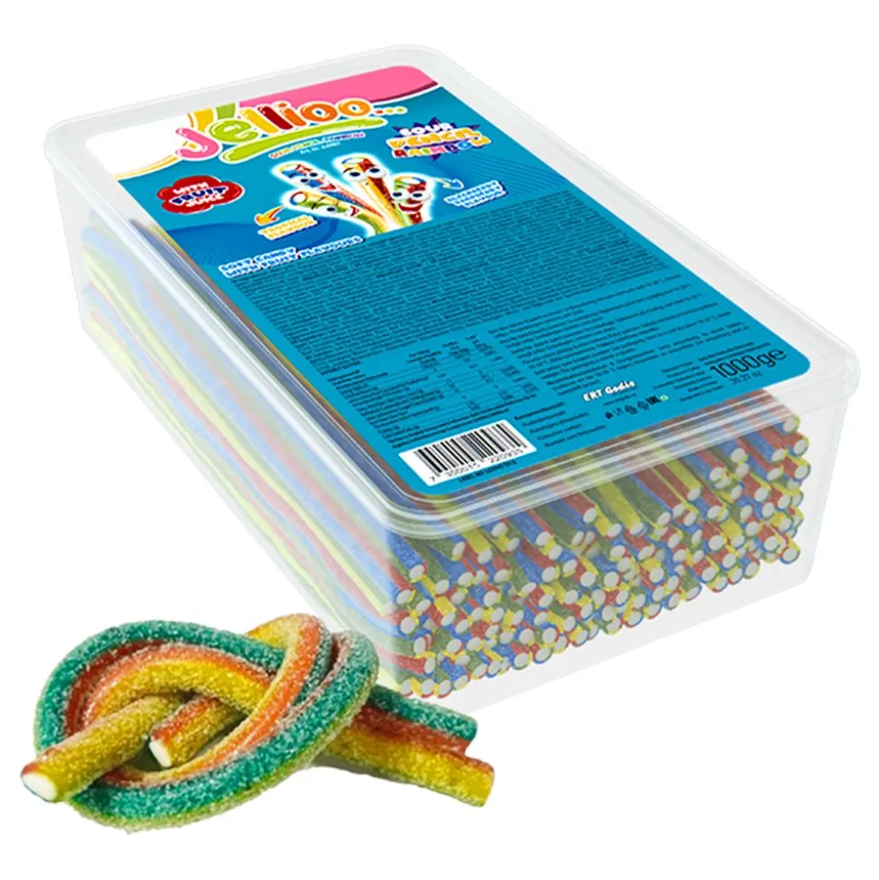 Jellioo Sour Pencil Rainbow Storpakning