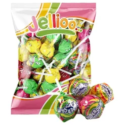 Jellioo Super Gum Lollipop Mix Storpakning