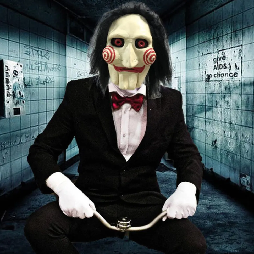 Jigsaw Puppet Lateksmaske