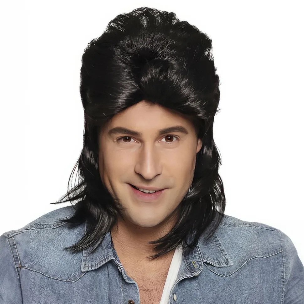 Jimmy Svart Parykk